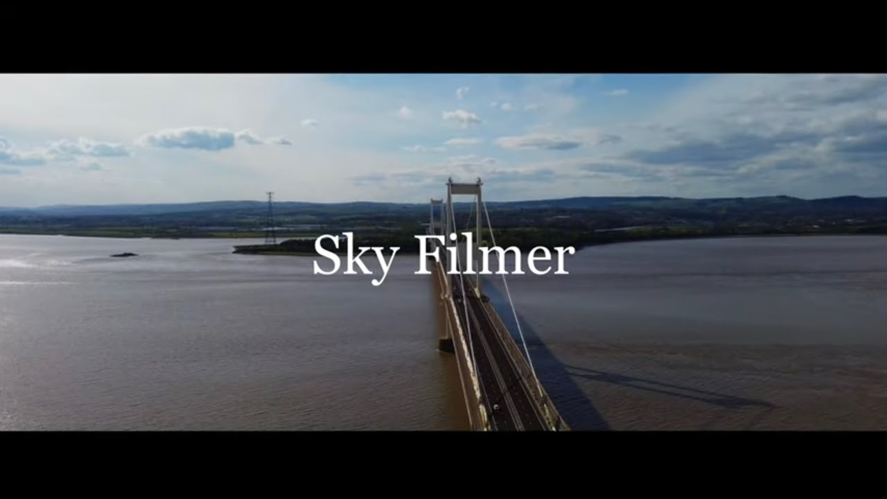 4K - Severn Bridges from above.