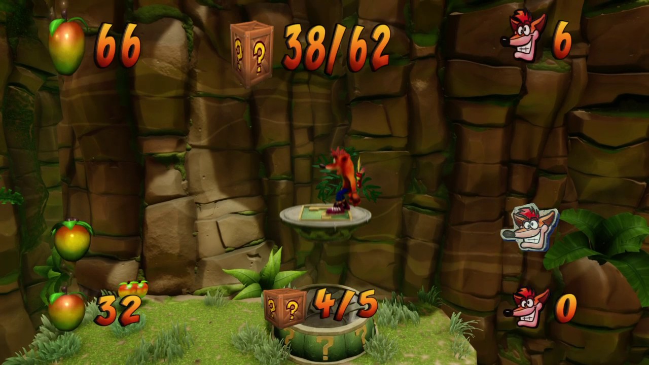 (2) Crash Bandicoot 2: N.Sane Trilogy Walkthrough - Turtle Woods (Crystal, Blue Gem and Clear Gem)