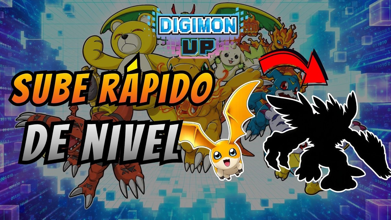 ⚡DIGIMON UP: El MEJOR M&eacute;todo para Subir de Nivel R&aacute;pido y Digievolucionar