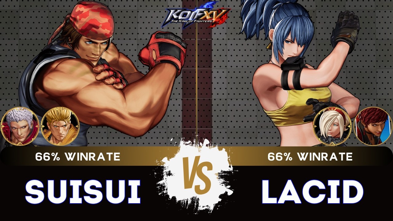 KOF XV ▰ SUISUI (Ryo/Ralf/O.Yashiro) 🆚 LACID (Ash/Vice/Leona) 🎞️Replay Match - 2/26