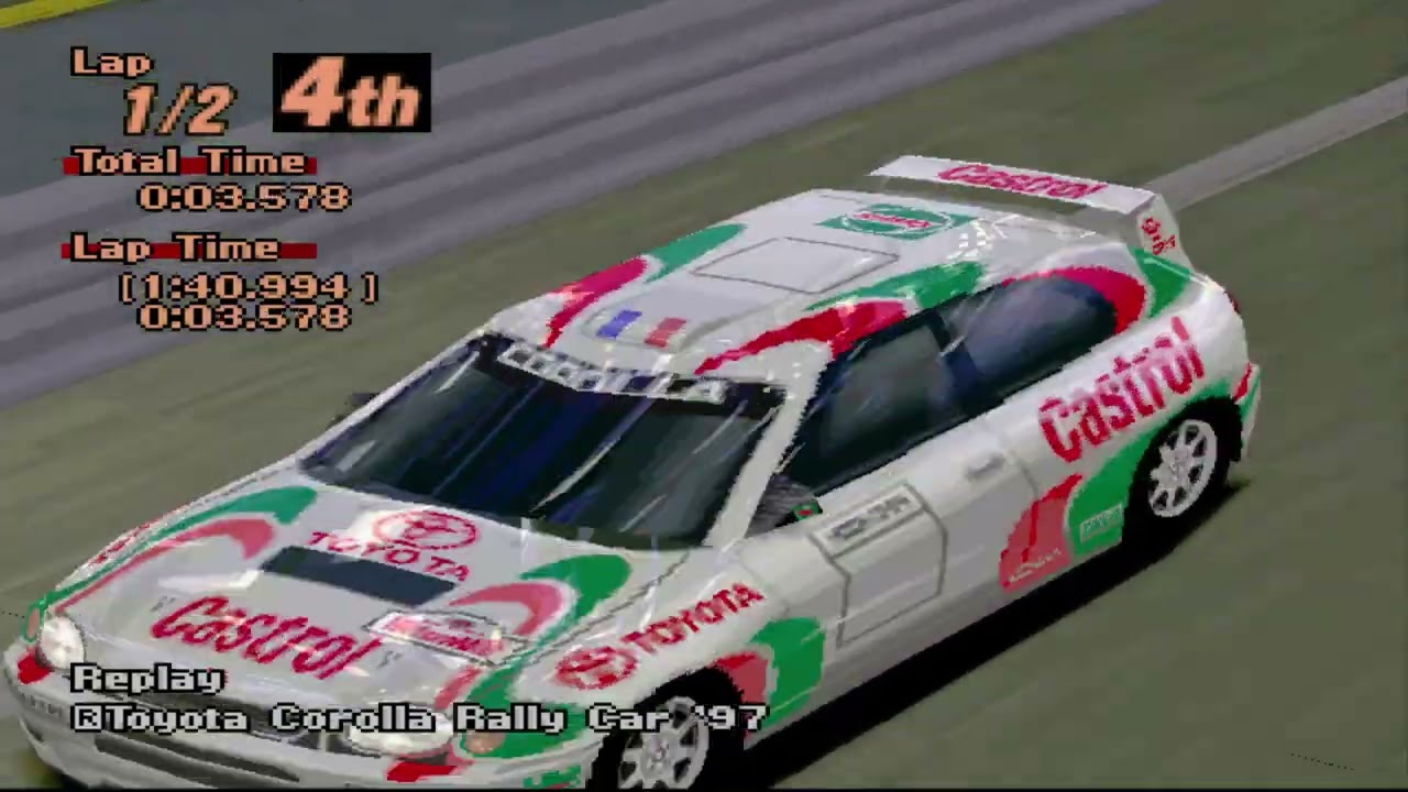 Gran Turismo 2 A-Spec Toyota Corolla Rally Car '97