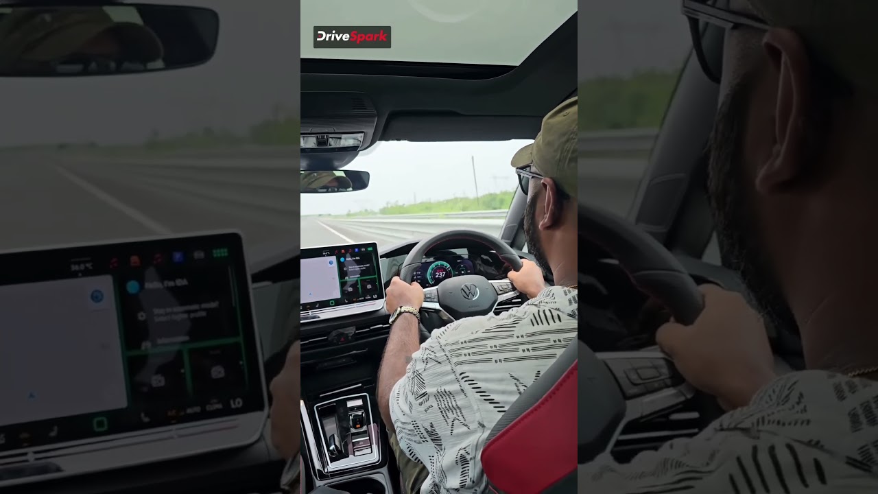 Top Speed Run on the Volkswagen GOLF GTI at NATRAX Track