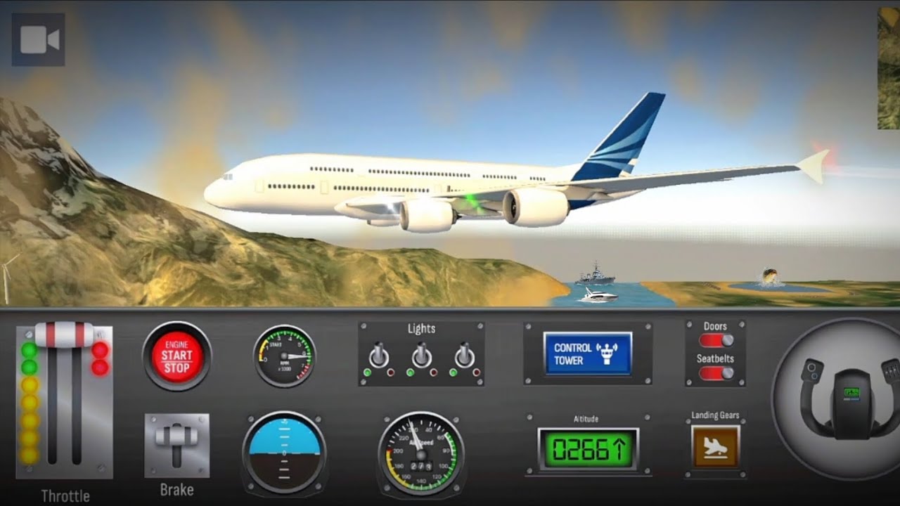 Airbus A380 Airplane ✈️ airport in Takeoff and air drive to work is Verry Hard 😱 airplane pro 