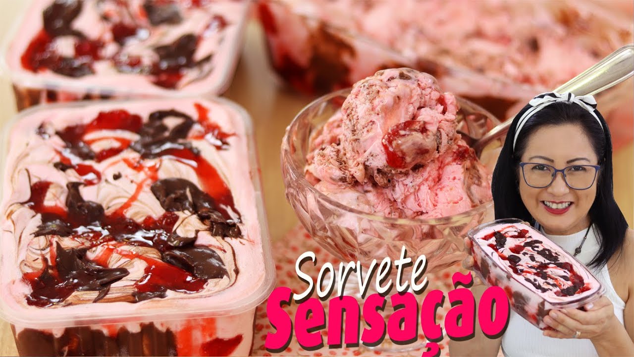 SORVETE SENSAÇÃO TRUFADO | RENDEM + DE 3 LITROS DE SORVETE | FÁCIL E MUITO CREMOSO - Dika da Naka