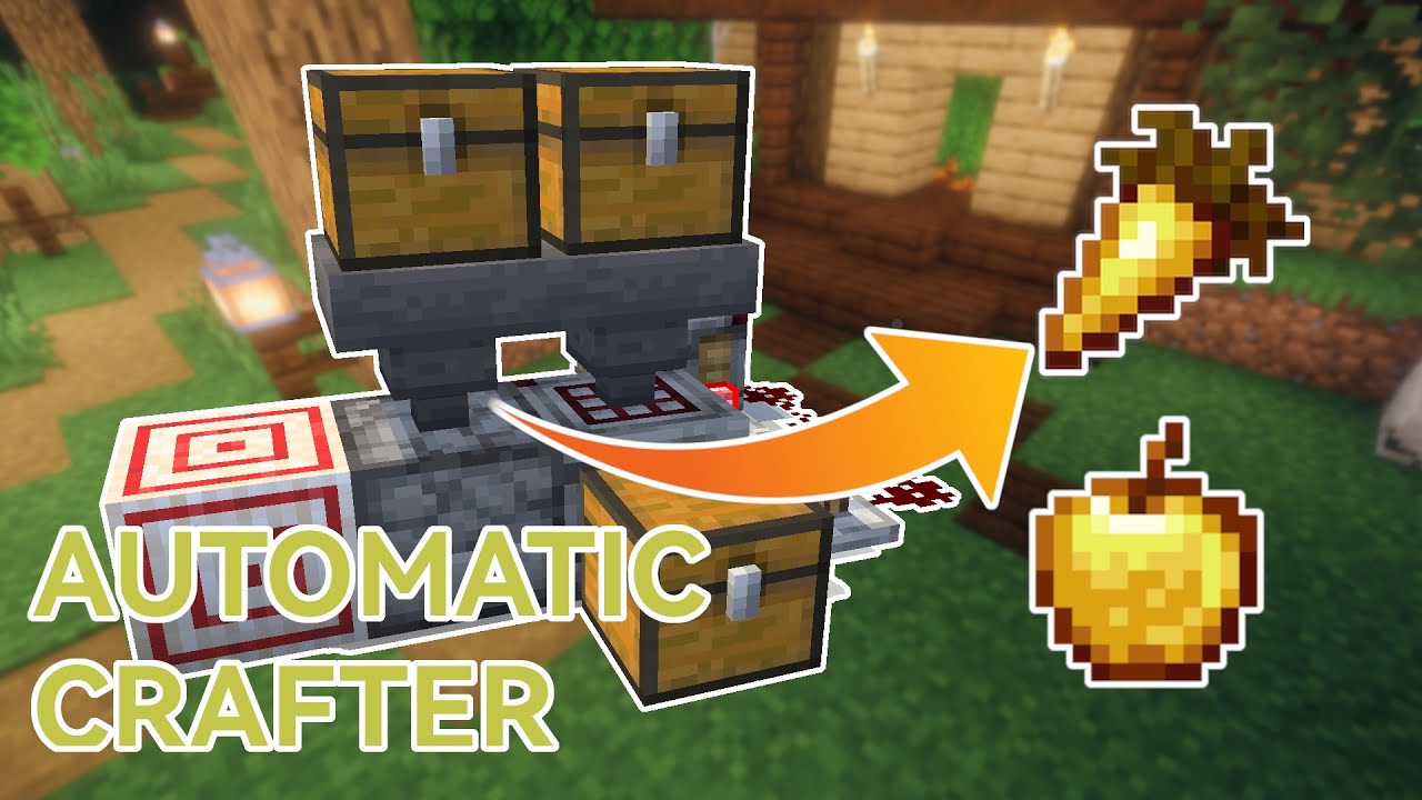 Easiest & Smallest Golden Apple & Carrot Crafter! (5x3x3) | Java 1.21+ Tutorial