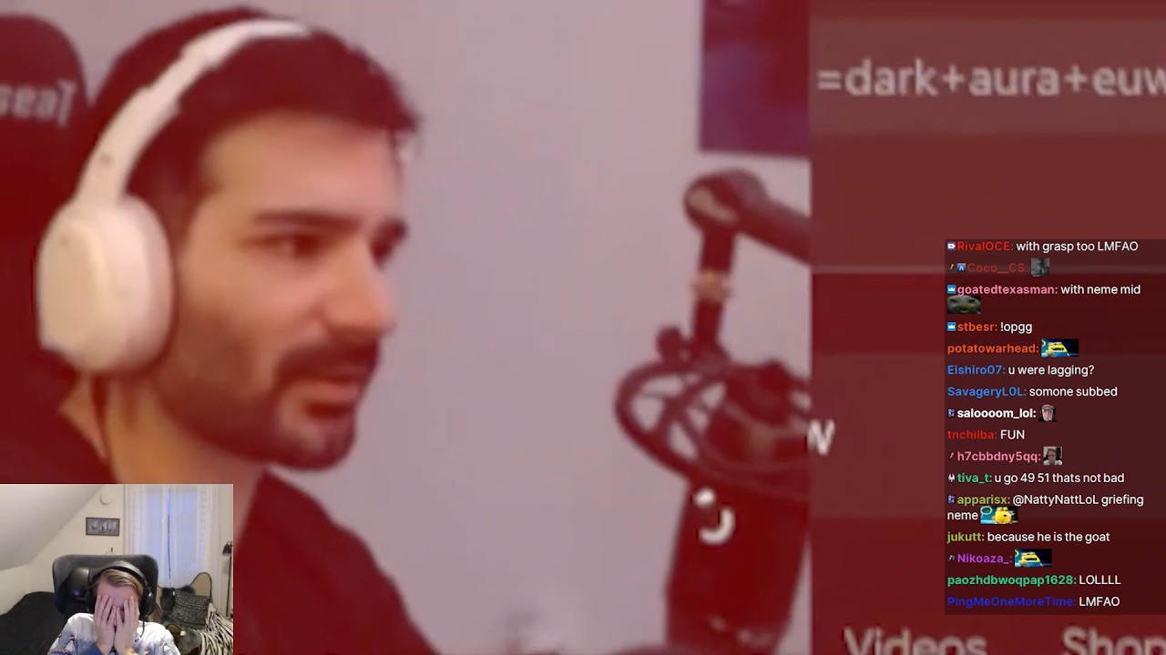 NattyNatt cringes watching ⁨@Rivalrvn's summary of his beef with tarzaned