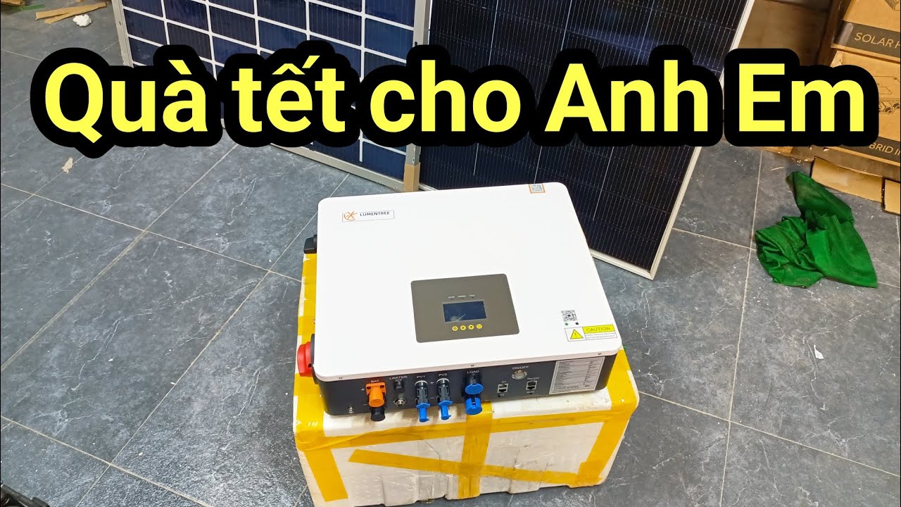 Shop Solar - Quà tết 2026 cho Anh Em | Biến tần hybrid Lumentree 5.5kw 