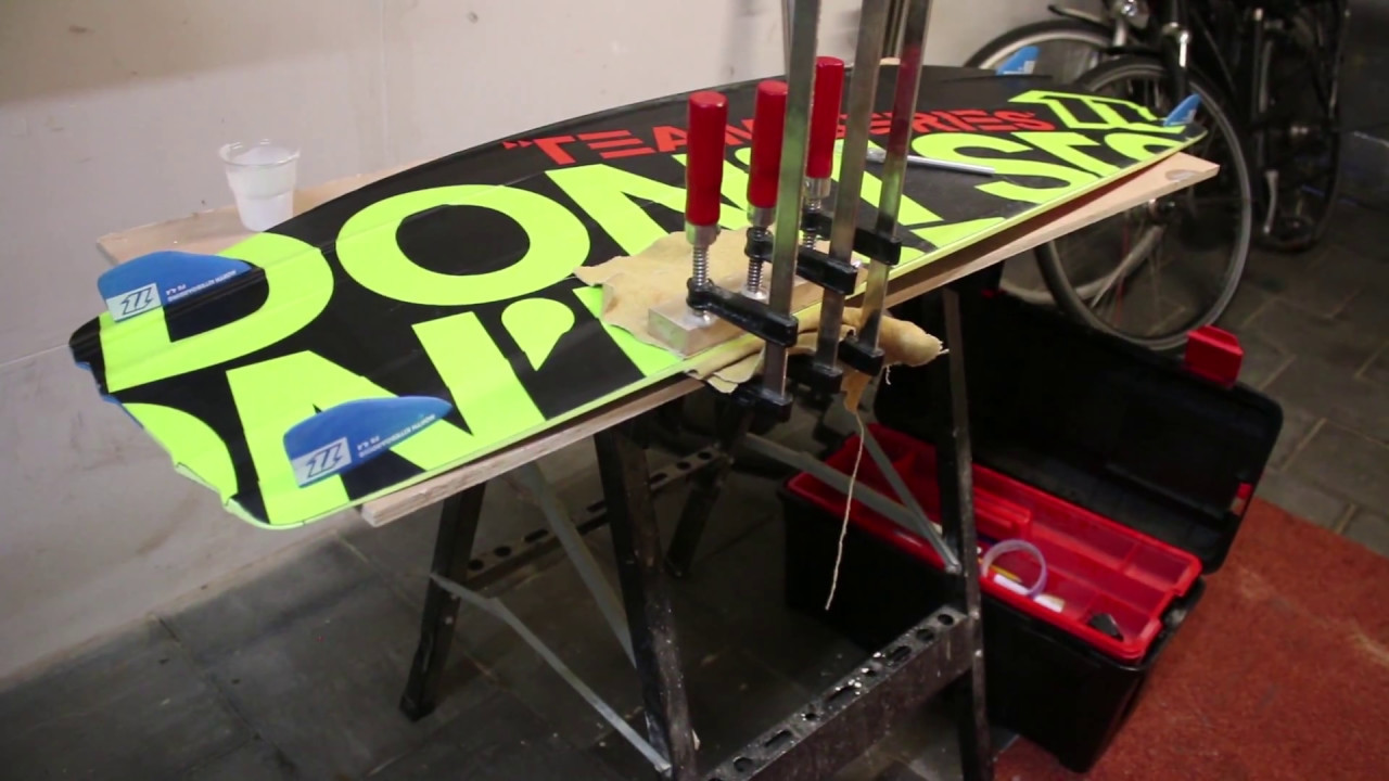 how to repair delamination for kiteboards