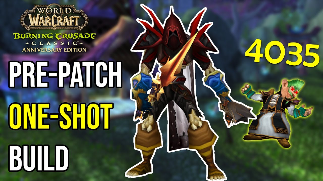 The  Best TBC-Pre-Patch ROGUE 1-SHOT Build! - World of Warcraft