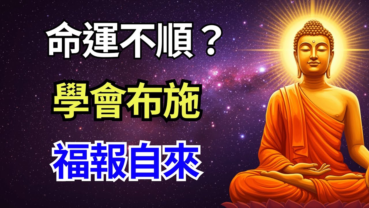 改變命運的關鍵：學會布施，從微小的善行積累福報【夜間佛法故事】 #佛學知識,#禪悟人生,#修心修行,#佛學智慧,#佛法,#佛家,#佛教 #放下煩惱