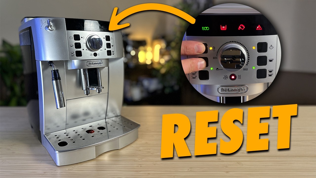 How to RESET Delonghi Magnifica S - Full Tutorial