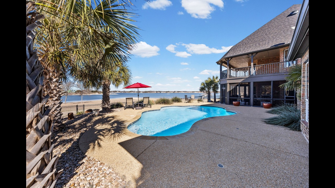 You Won’t Believe This Backyard | Waxahachie Lakefront Home Tour