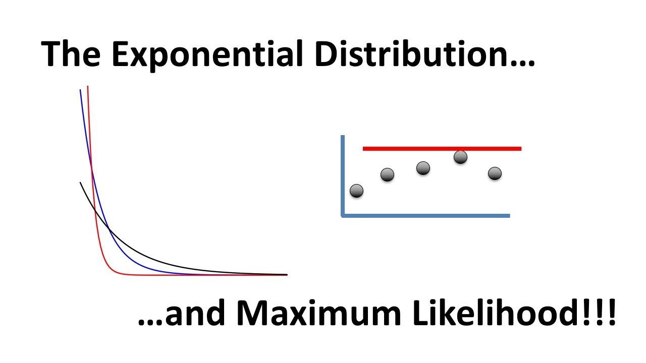 Maximum Likelihood for the Exponential Distribution, Clearly Explained!!!