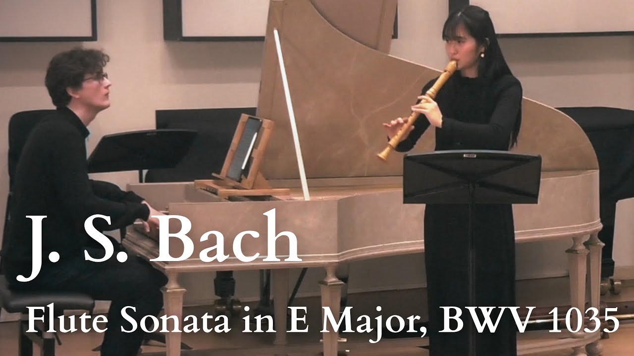 III.  Siciliano - J. S. Bach - Flute Sonata in E major, BWV 1035 (Transposed for recorder)