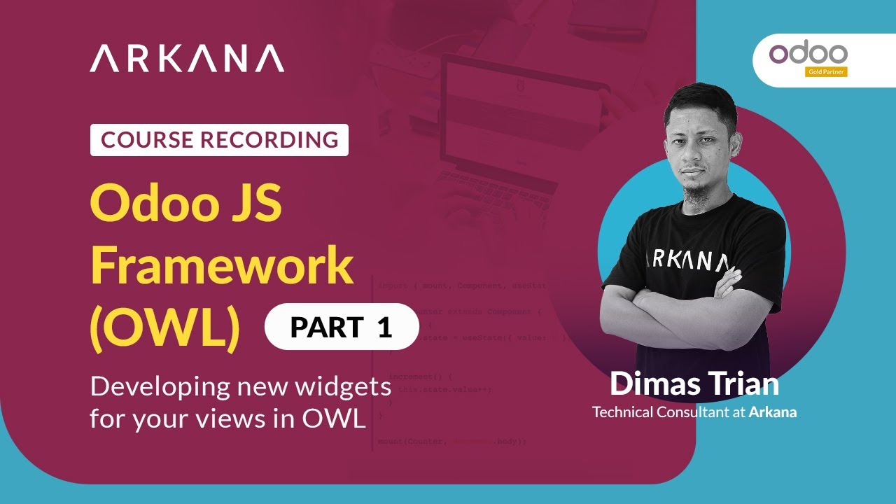 Arkana Academy | Odoo JS Framework (OWL)⁣ - Developing new widgets for your views in OWL⁣⁣!