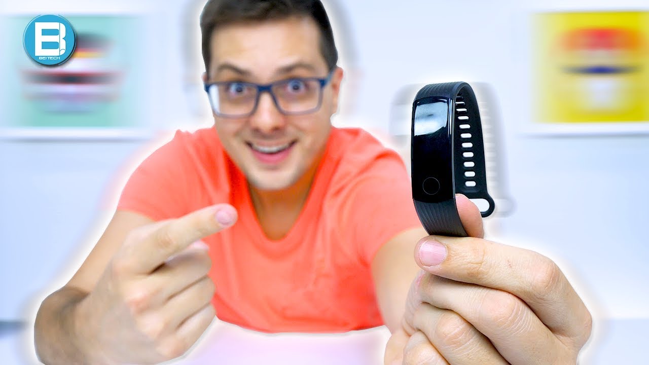 MI BAND 2 no CHINELO?! HUAWEI HONOR BAND 3 UNBOXING! Ela VAI te SURPREENDER!