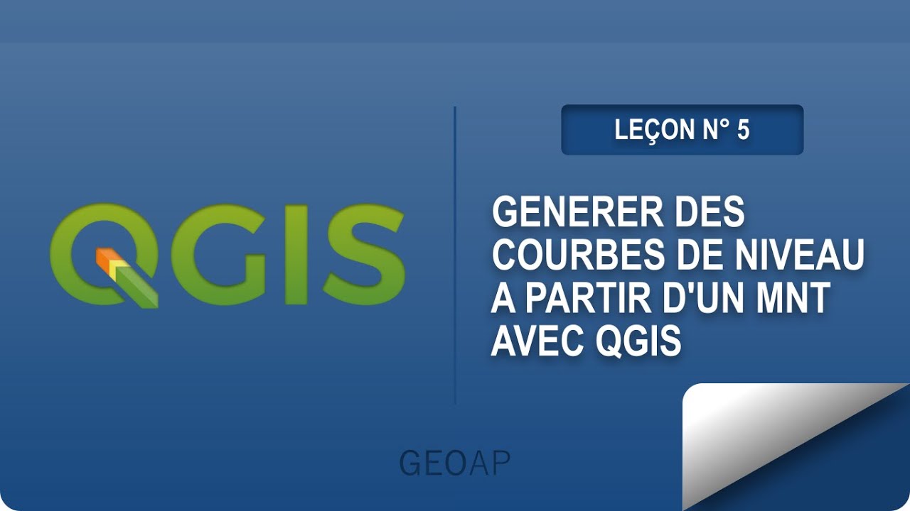 #5 Courbes de niveau d'après un MNT avec QGIS | Contour lines from a DEM with QGIS