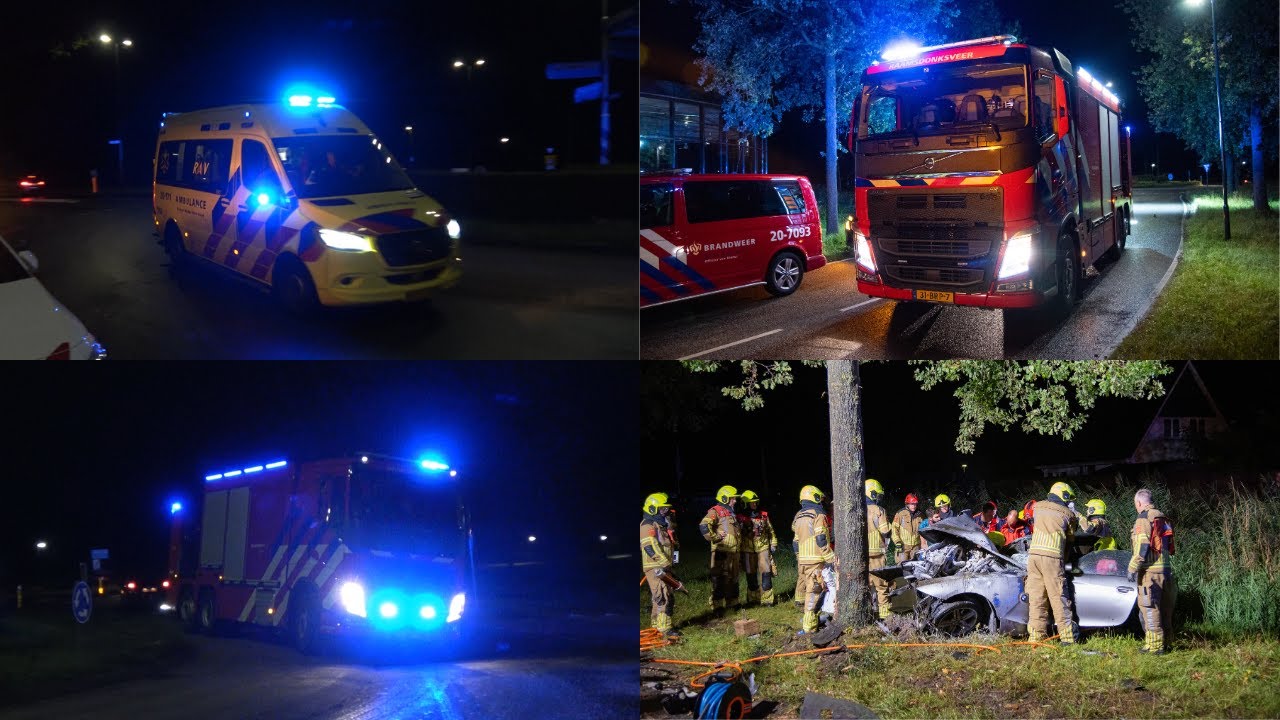 Twee zwaargewonden bij ernstig ongeval in Sleeuwijk