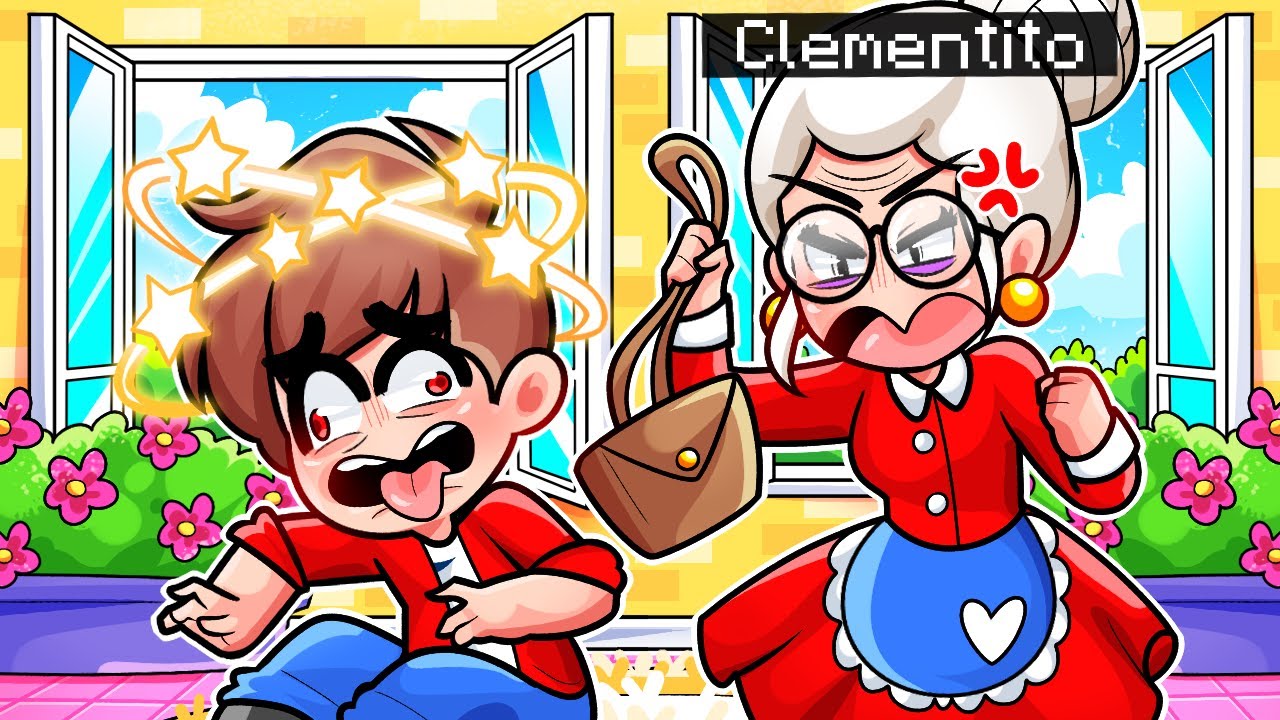 Me convertí en la ABUELA de mi amigo para GOLPEARLO en Minecraft