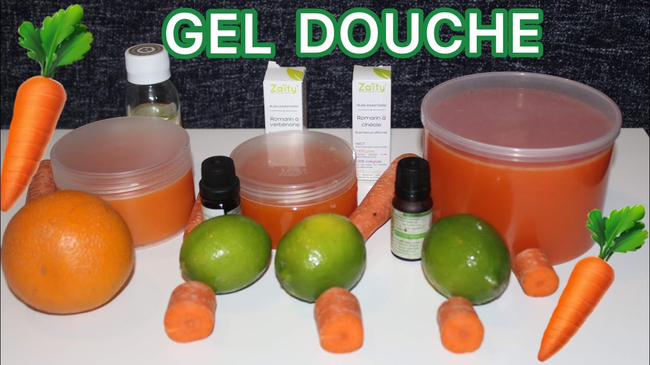 Gel douche gommant || carottes citron orange / poudre de carottes 🥕 100% bio naturel.