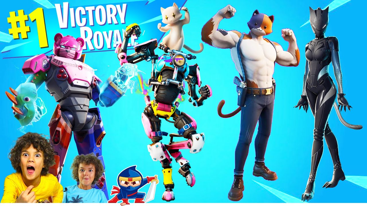VITTORIA REALE EPICA con La Cat's Family per Vincere Tutto su FORTNITE ITA *invincibile*