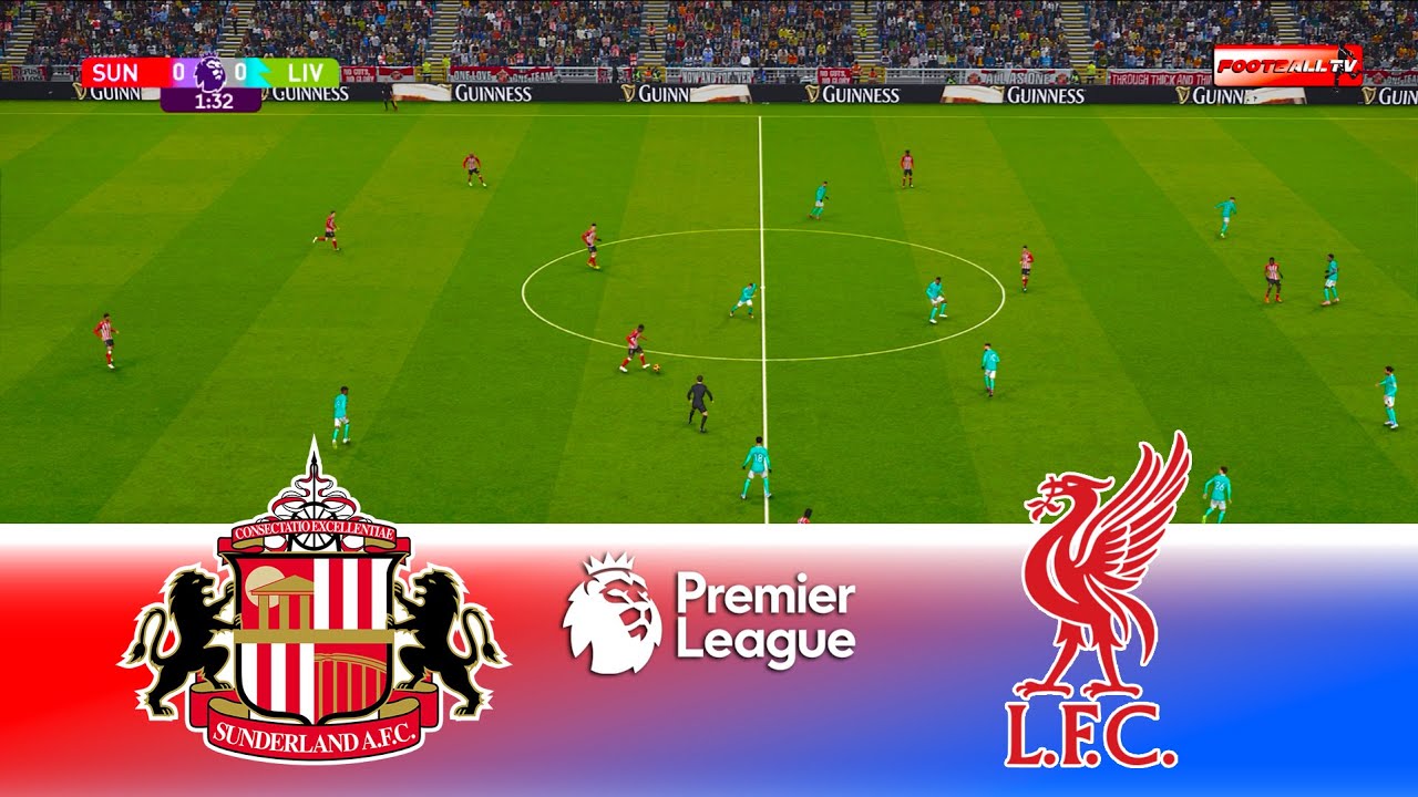 Sunderland vs Liverpool - English Premier League 2025/26 | Full Match All Goals | Pes 21 Gameplay
