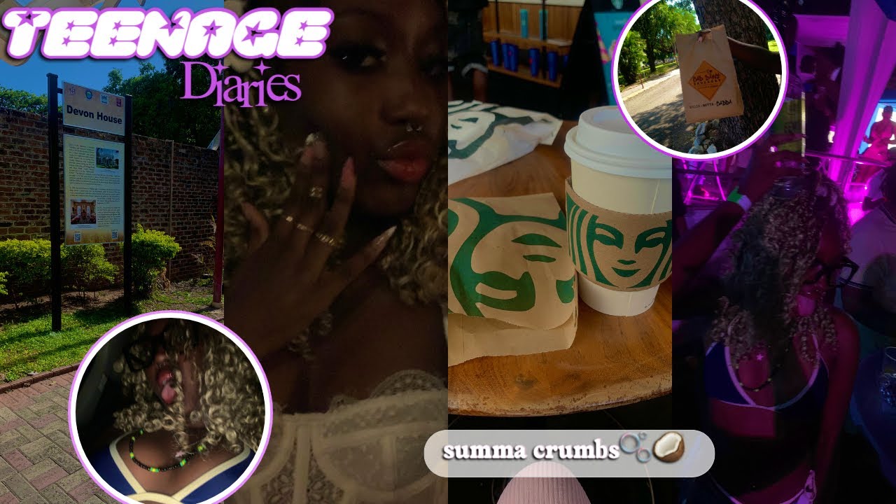 teenage diaries |ep 001| I’m back?, summer crumbs, pool party, starbies, errands etc. 
