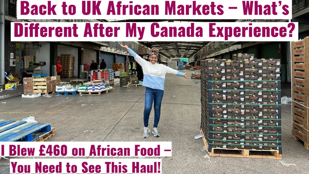 RETURNING TO UK AFRICAN MARKETS AGAIN, &pound;460 MASSIVE AFRICAN FOOD HAUL Ft Karinear appliances