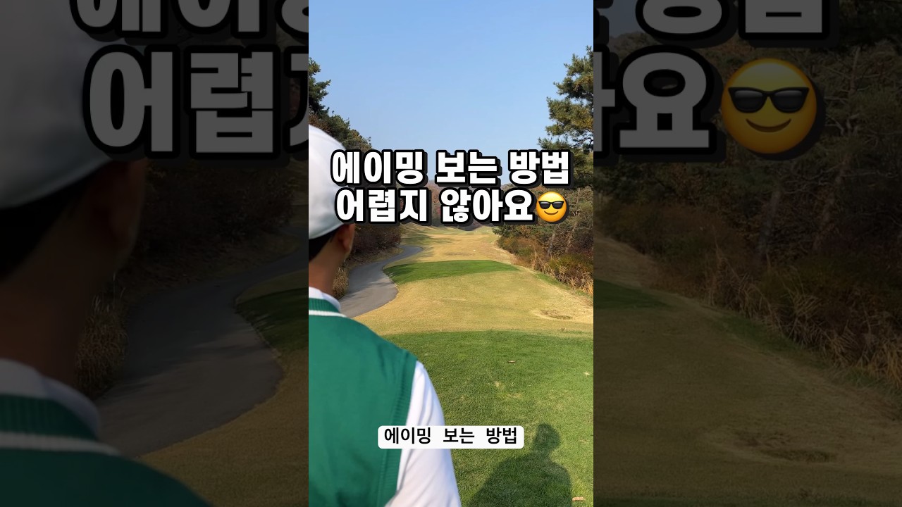 필드 기초 & 방향 잡는(에이밍) 잡는 방법 #shorts #골프레슨