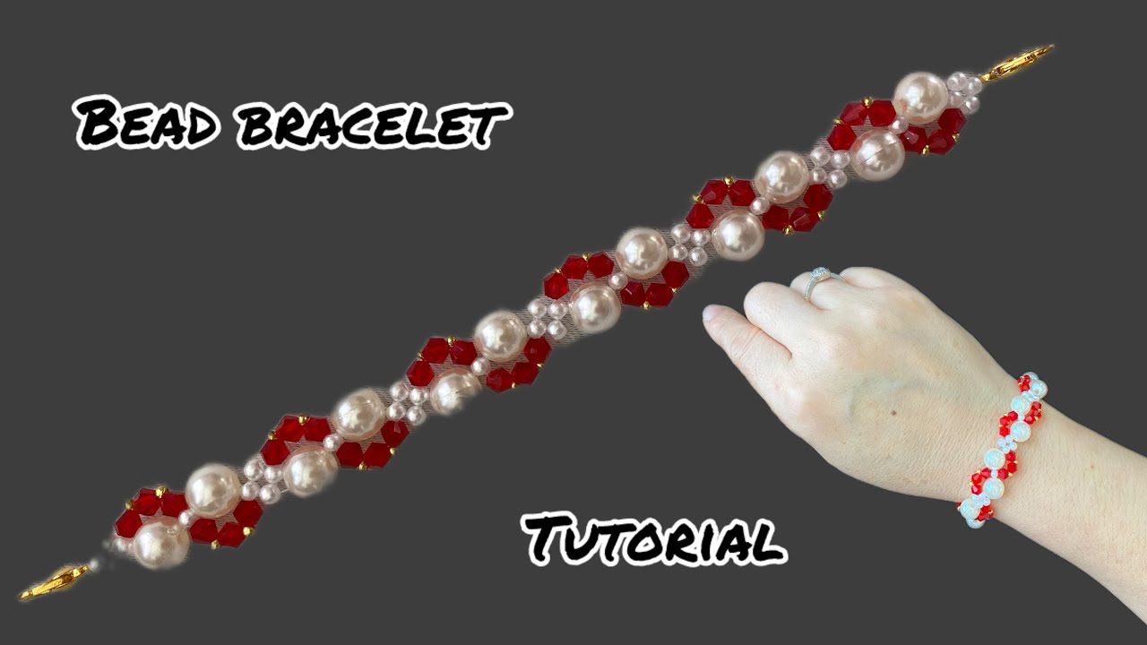 DIY bracelet- how to make crystal-bead bracelet @AnnLeeLove