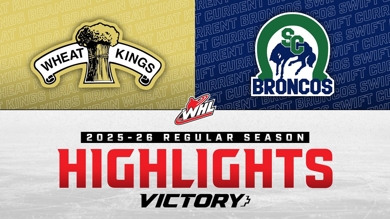 Brandon Wheat Kings at Swift Current Broncos 03/06 | WHL Highlights 2025-26