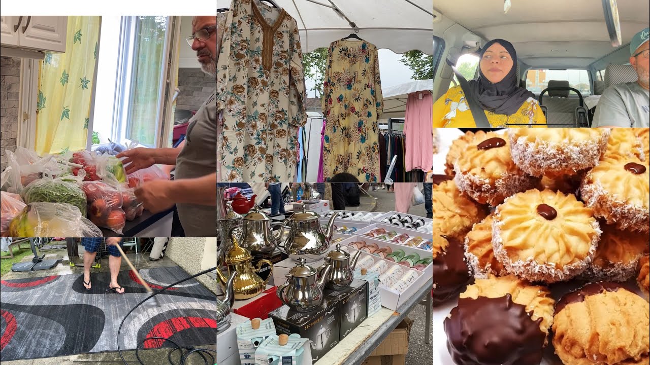 أروع روتين يومين تحضيرات العيد غسلنا زرابي قضيان لعيد من خضر و فواكه 🍉 حلوة بيتي فور المحلات روعة👌