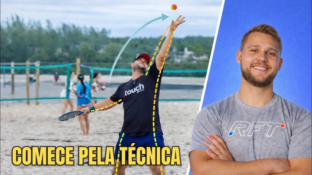 Saque no Beach Tennis: técnica, controle e decisão