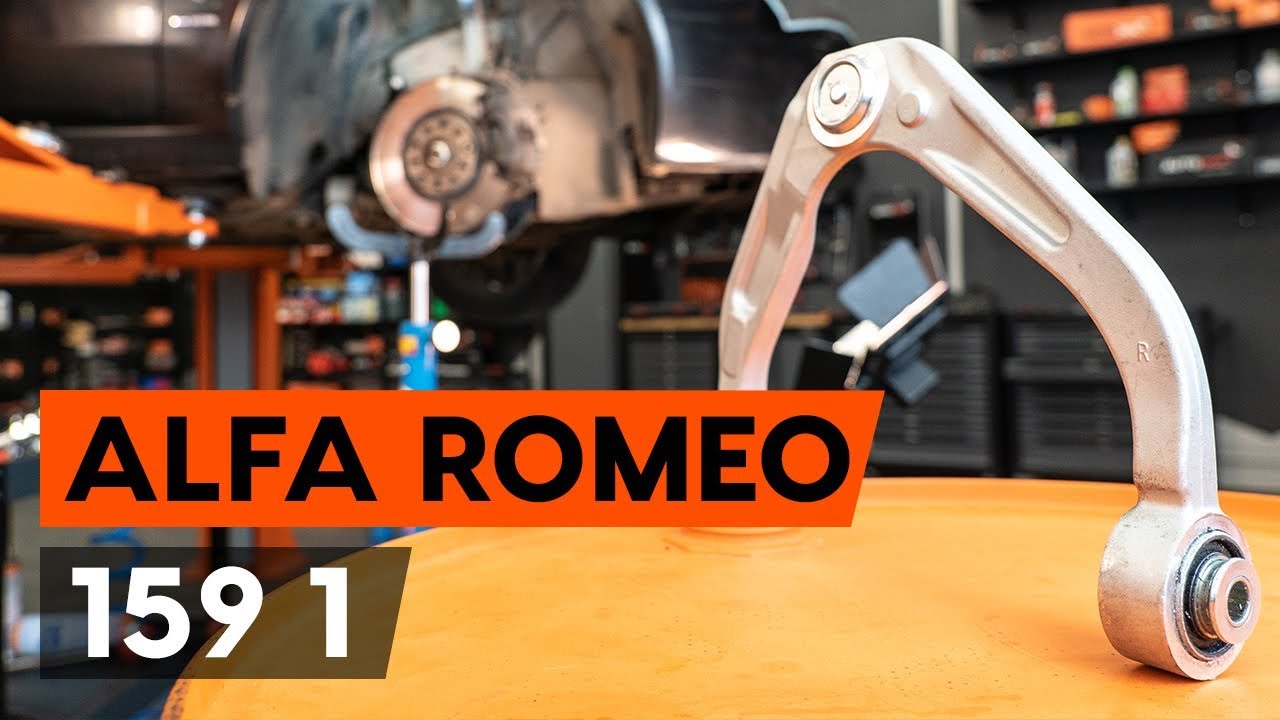 Hvordan bytte fremre bærebru der på ALFA ROMEO 159 (939) [AUTODOC-VIDEOLEKSJONER]