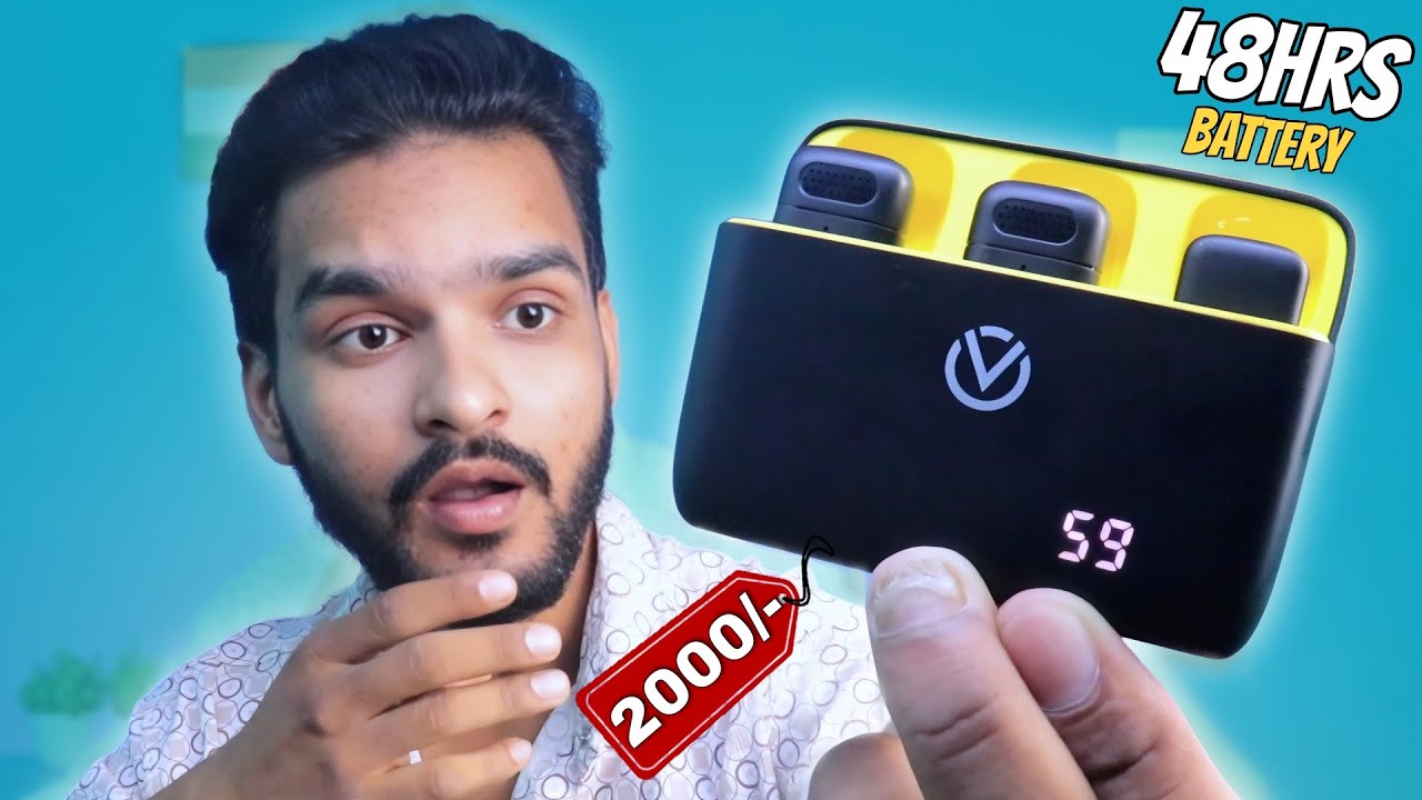 Price Rs.2000 Vook Wireless Mic | Noise Cancellation | Best For YouTube?