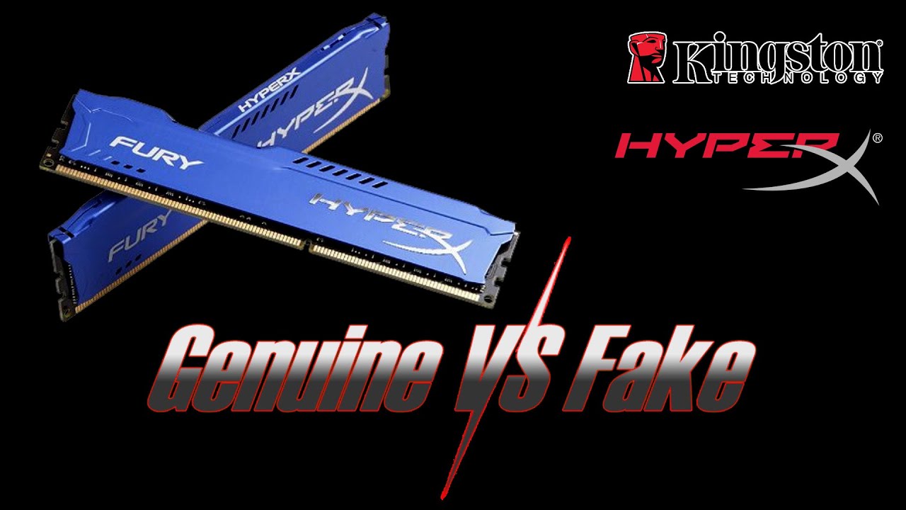 HyperX RAM Genuine vs fake