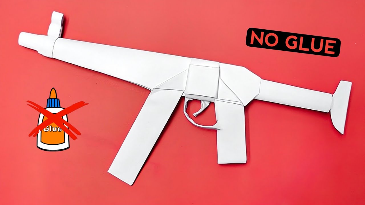 How to make a paper gun | Paper Mp5 gun | Origami gun