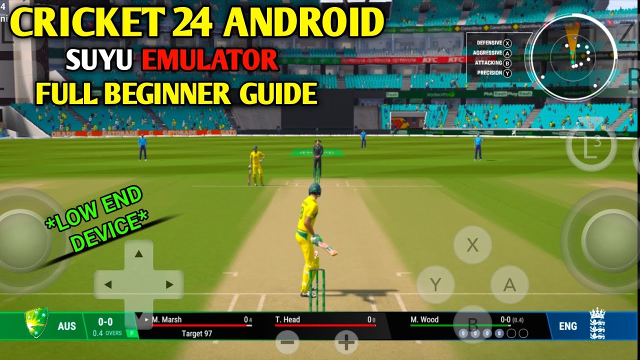 CRICKET 24 GAME ON ANDROID | SUYU EMULATOR FULL SETUP GUIDE | BEST SETTINGS | #cricket24 #gaming 