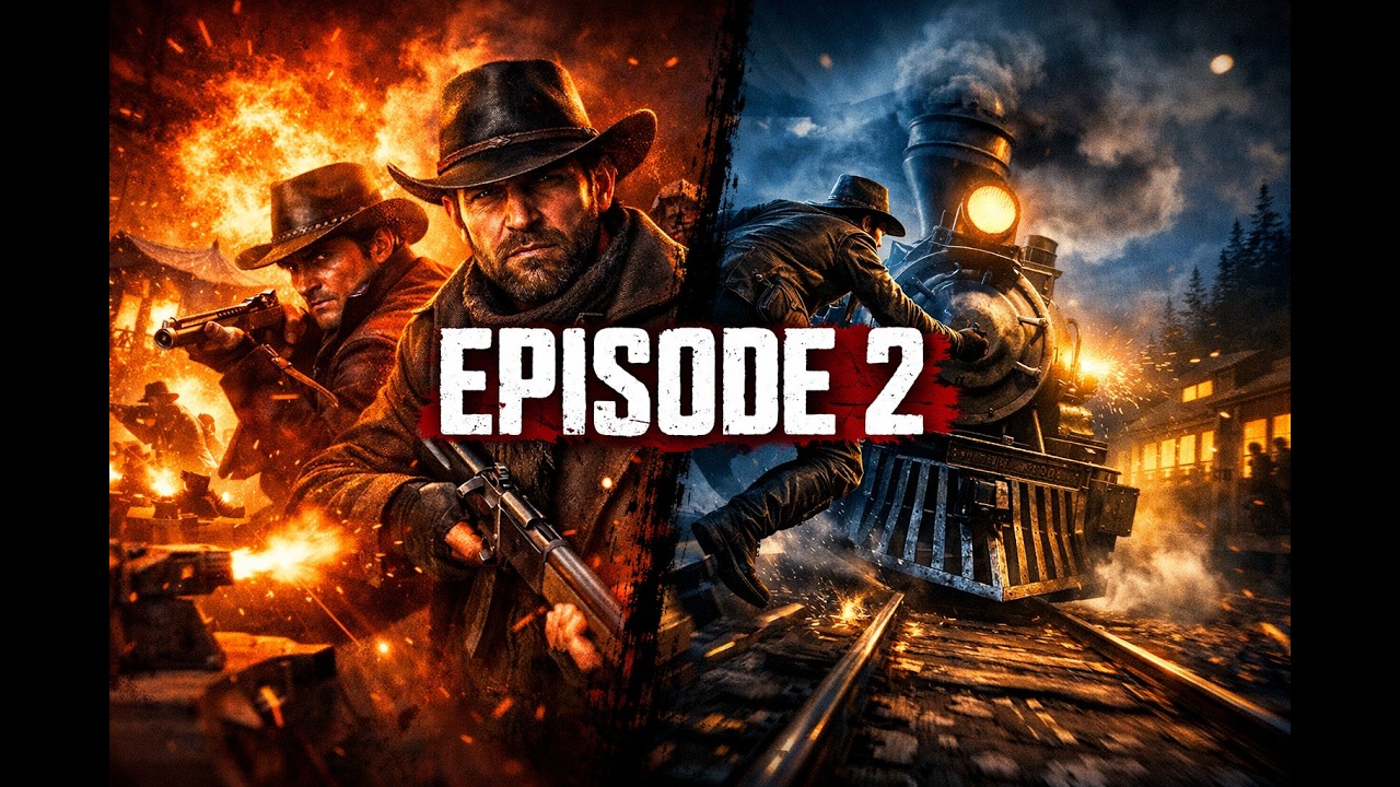 RDR2 Episode 2 - Train Heist & Camp Raid | Red Dead Redemption 2 Full Playthrough  |  No Commentary