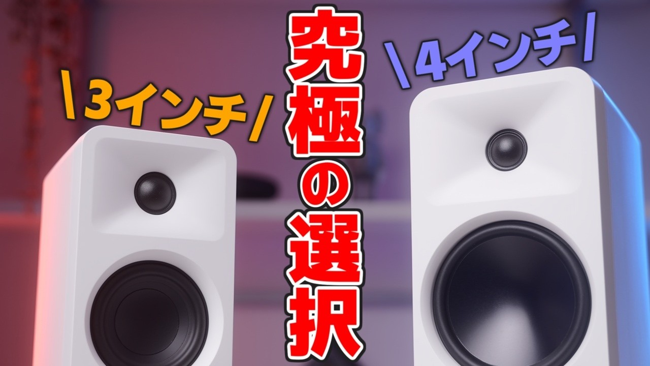 【音質比較】3インチ vs 4インチ！最新スピーカーの正解はどっち？【Kanto Audio ORA | ORA4】