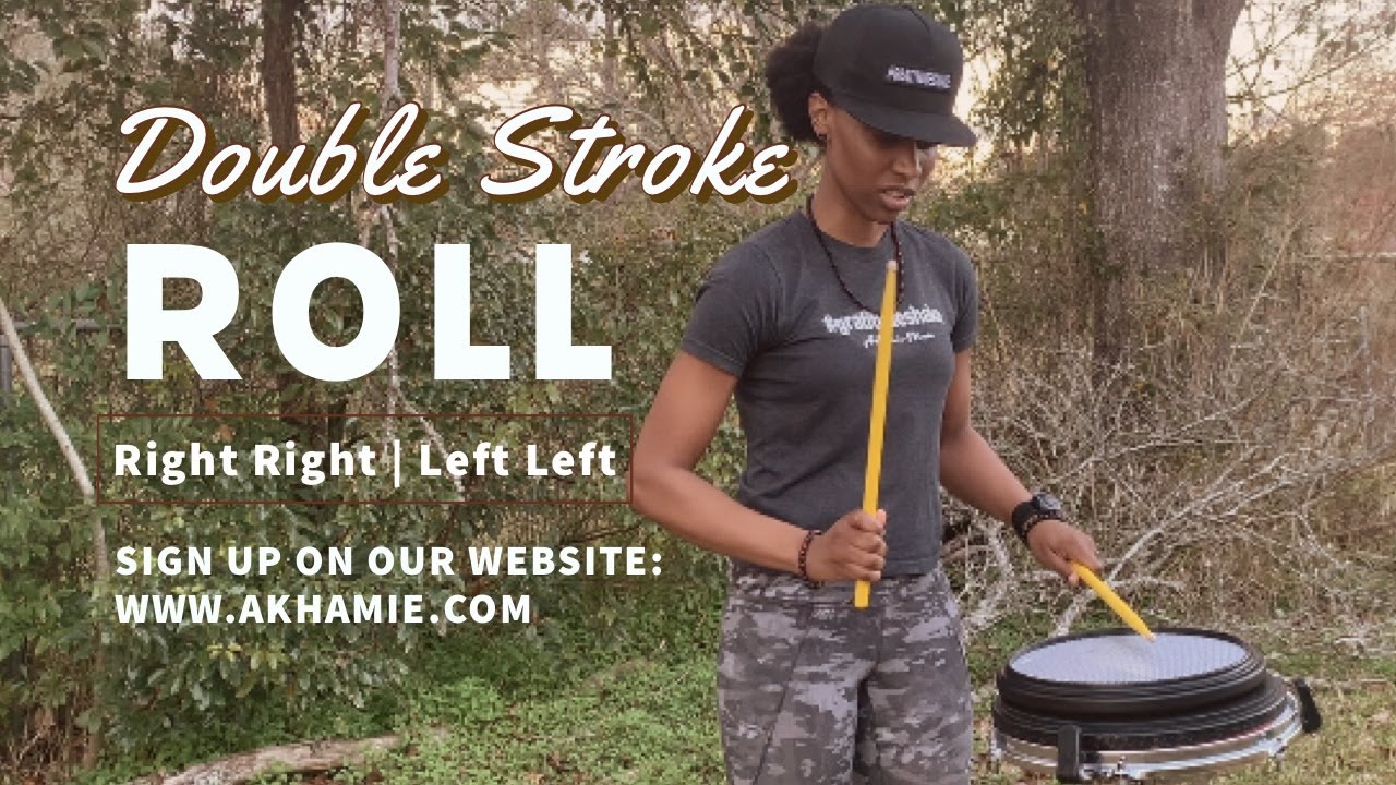 Double Stroke Roll | Drum Rudiments | Technique Improvement | How to Drum Roll? Drumset / Drum Line