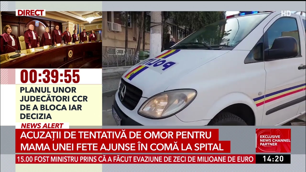 Acuzații de tentativă de omor pentru mama unei fete ajunse în comă la spital