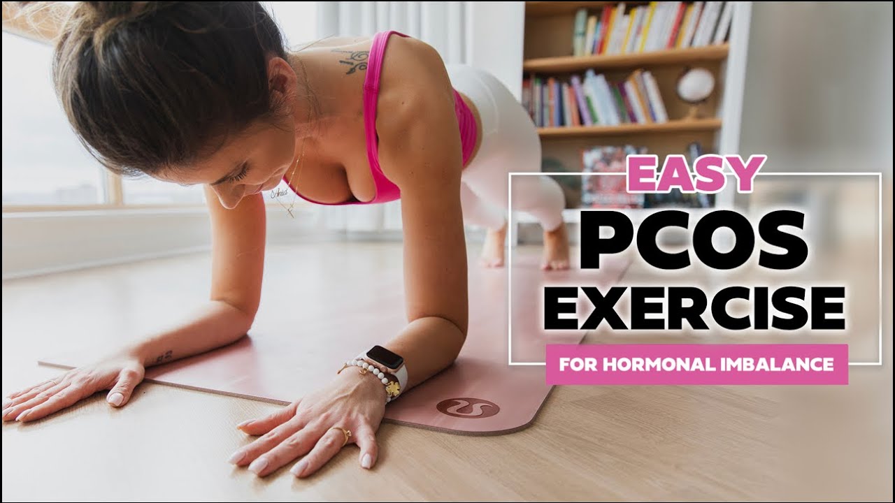 Easy PCOS Exercise For Hormonal Imbalance | The Whole Workout On Mat - No Jumping - Knee Friendly