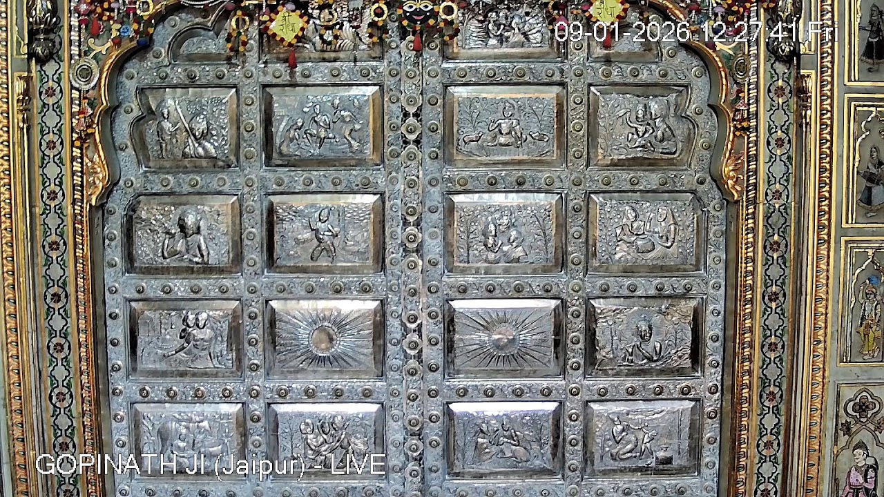 GOPINATH JI MANDIR (Jaipur) - LIVE DARSHAN (9th january 2026)