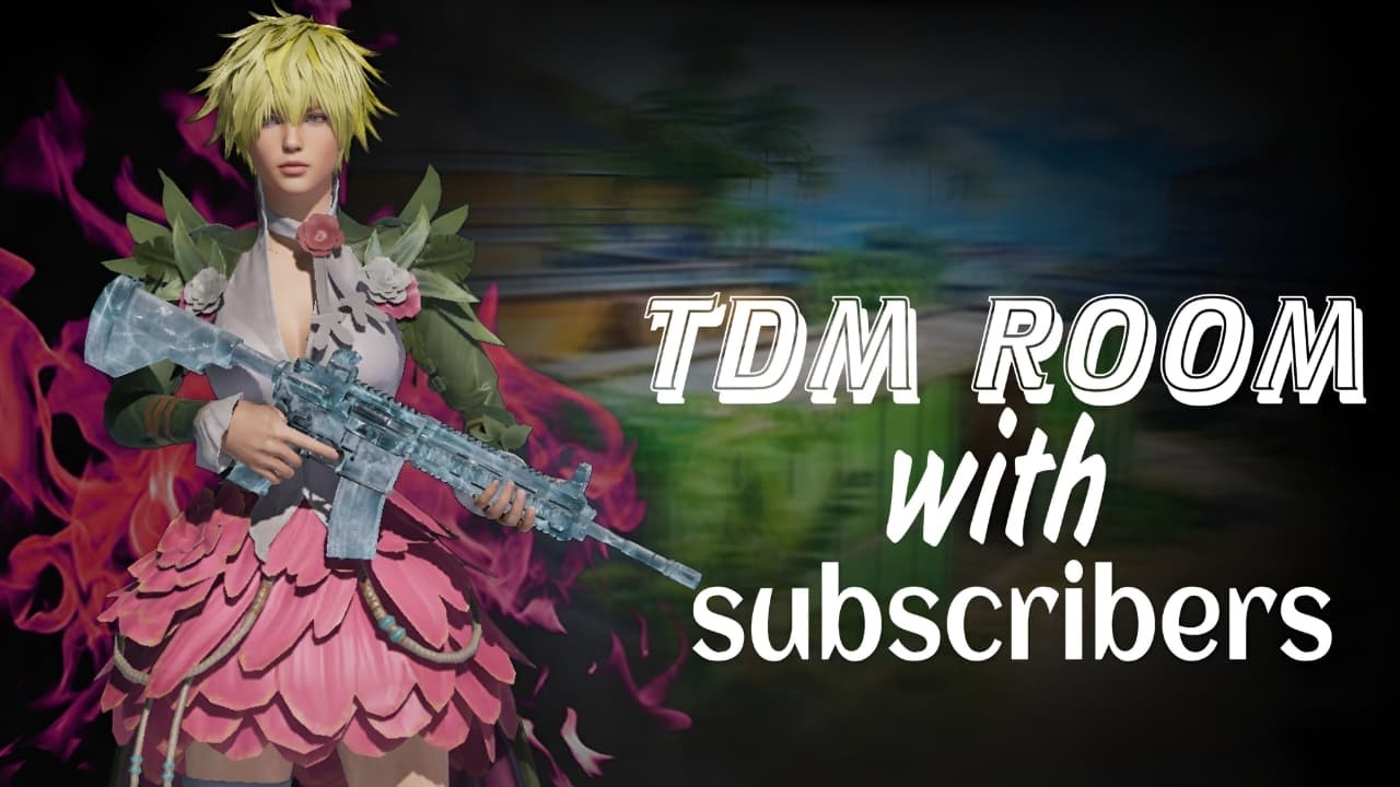 BGMI TDM Room 🔥 Playing with Subscribers | Join Fast!”