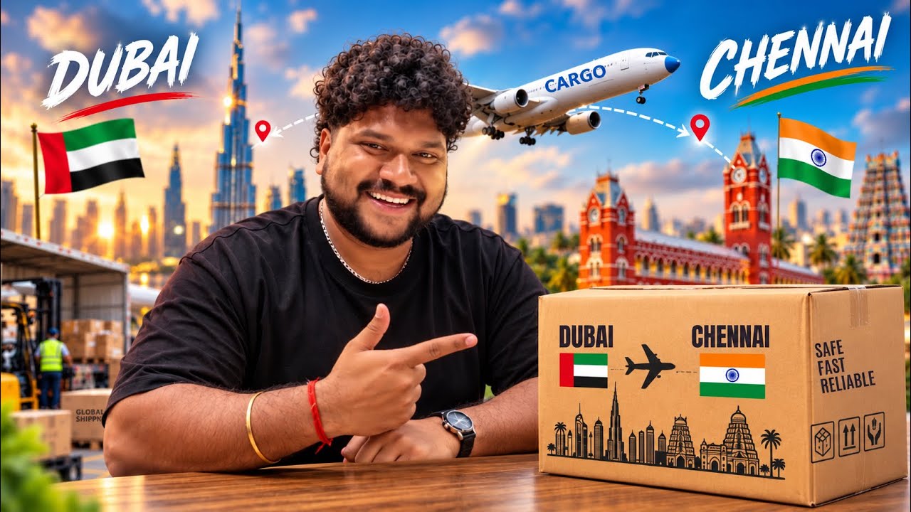 DUBAI to CHENNAI 🇦🇪➡️🇮🇳 | Easy & Budget-Friendly Way to Send Packages | Delta Cargo ✈️