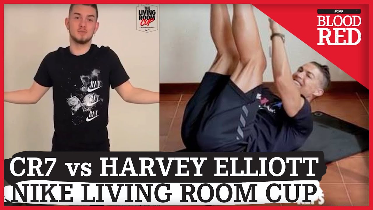 Harvey Elliott BEATS Cristiano Ronaldo | Nike Living Room Cup