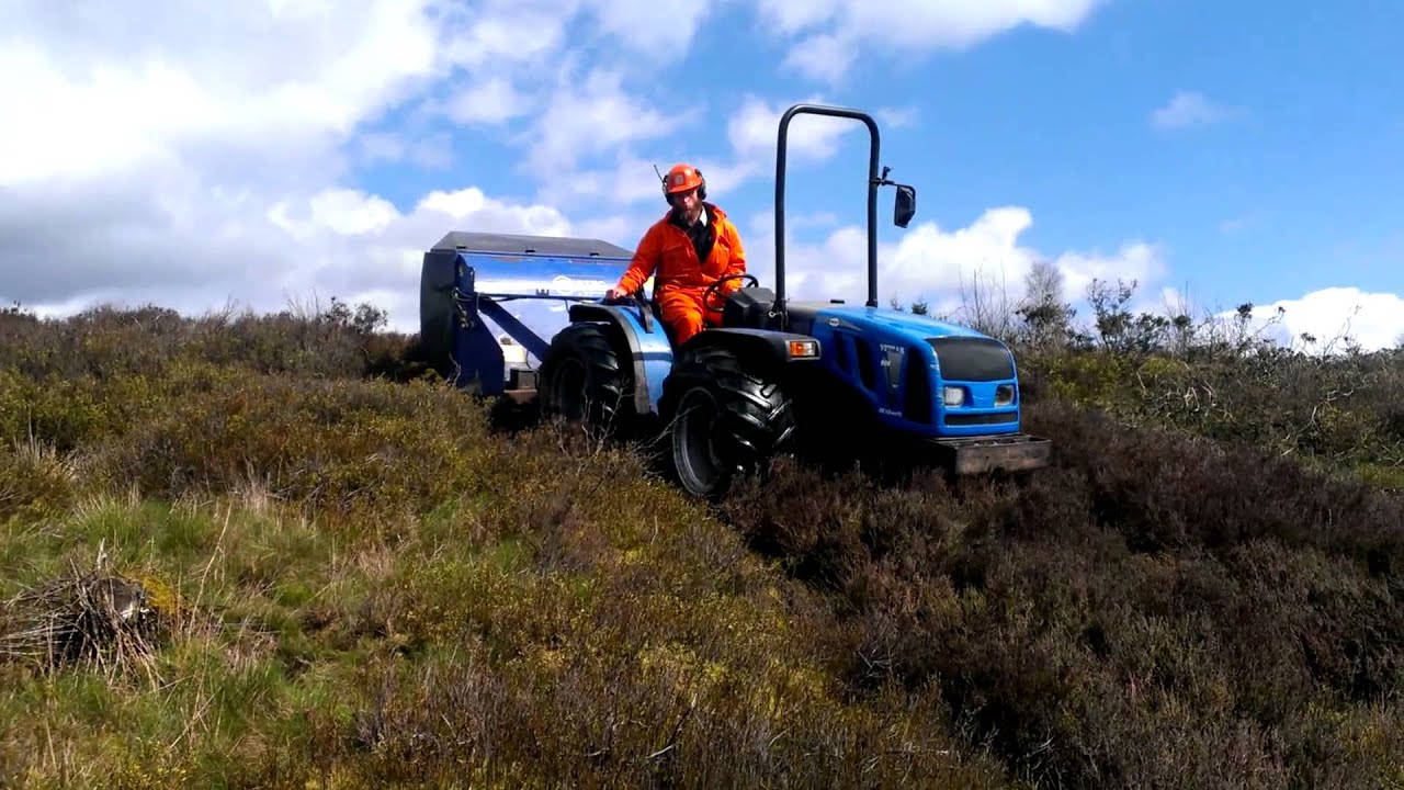 BCS Vithar 900 heather harvesting