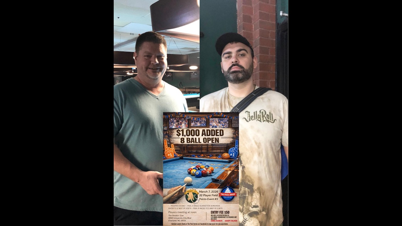 Mike Davis vs Kris Brower - 8 Ball Tournament - Quarterfinals - 2026 Event #3 - 3/7/26
