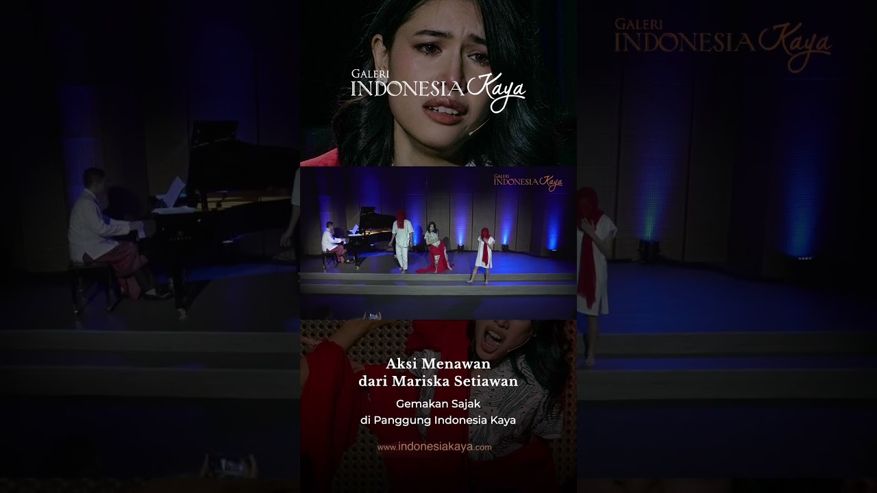 Aksi Menawan dari Mariska Setiawan Gemakan Sajak di Panggung Indonesia Kaya